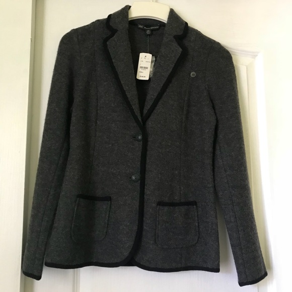 Brooks Brothers Grey Wool Tweed Jacket - Picture 1 of 4